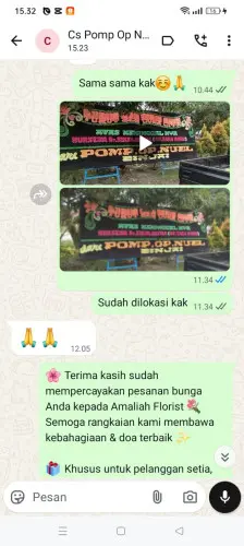 Testimonial Papan Bunga tikala