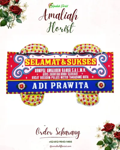 Karangan Bunga Ucapan Selamat tikala